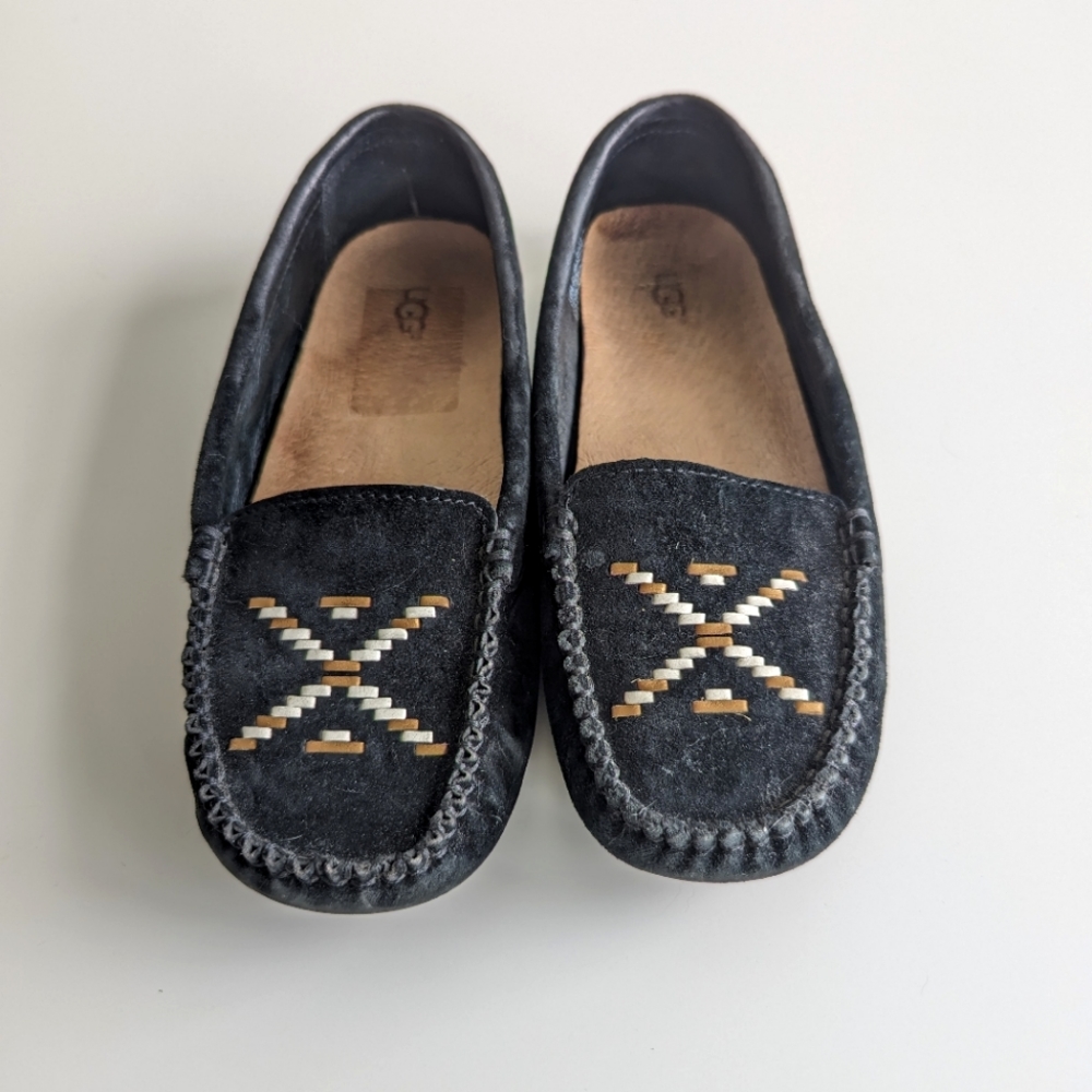 UGG Suede Driving Loafer sz 5 - Picture 3 of 16